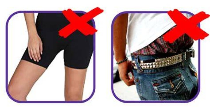 Are biker shorts allowed in school?