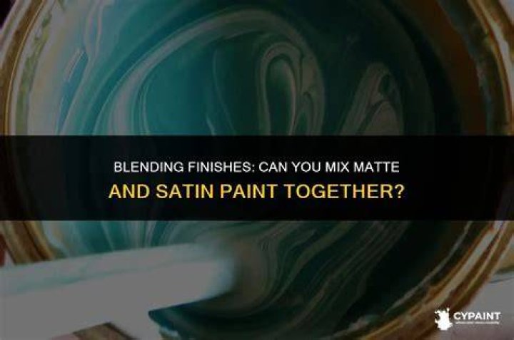 Can I mix old paint together?
