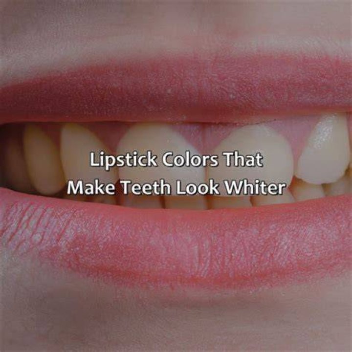 Does black hair make your teeth look whiter?