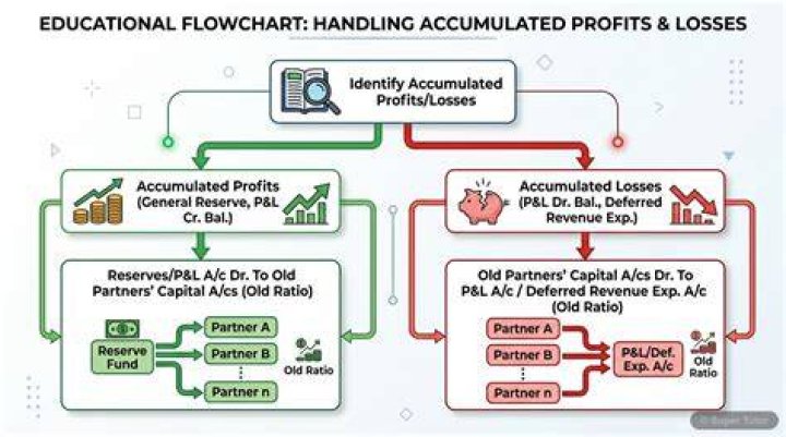 What happens to profits in a partnership?